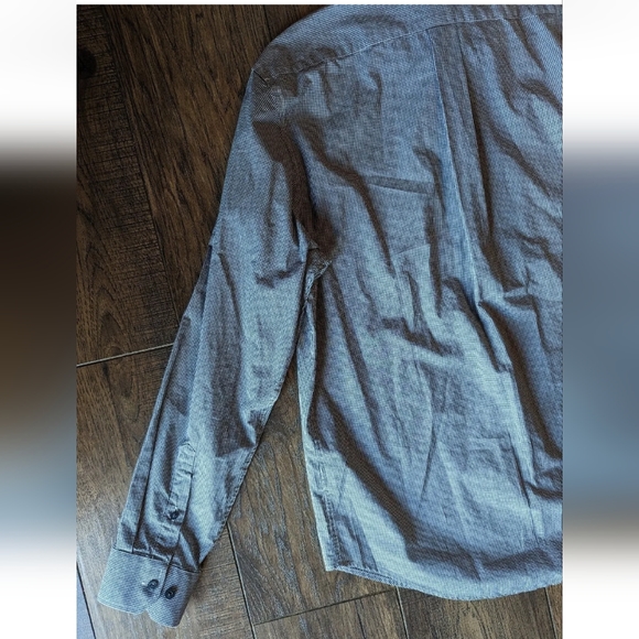 Five Four Poggy The Man Men's Long Sleeve Button Down Shirt Check Print Sz Large - Picture 15 of 16